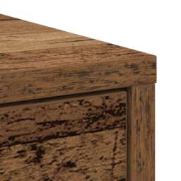 Berkfield Home Sideboard with Drawers & Doors Old Wood 70.5x34x74.5 cm in Brown - thumbnail 9
