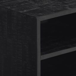 Berkfield Home TV Cabinet 112x31x45 cm Solid Reclaimed Teak in Brown - Size: 112 x 31 x 45 cm - thumbnail 6