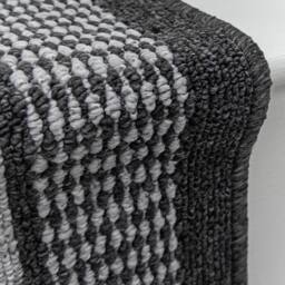 runrug Stair Runner Carpet - Durable, Non-Slip, 5.4mm - 'Promenade' in Grey - Size: 66 cm x 450 cm - thumbnail 2