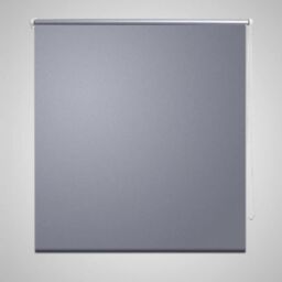 Berkfield Home Roller Blind Blackout 140 x 230 cm Grey
