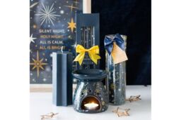 KDMD Starry Night Cinnamon & Blackberry Tube Candle in Teal - thumbnail 6