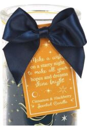 KDMD Starry Night Cinnamon & Blackberry Tube Candle in Teal - thumbnail 3