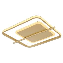 Netlighting Reball Integrated LED Semi Flush Ceiling Light Gold Colors LED 3000K