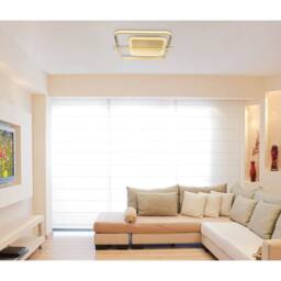 Netlighting Reball Integrated LED Semi Flush Ceiling Light Gold Colors LED 3000K - thumbnail 5