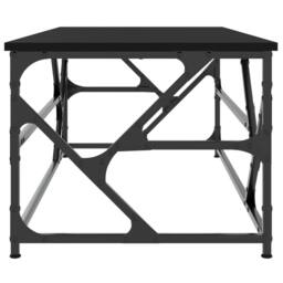 Berkfield Home Coffee Table Black 100x50x40 cm Engineered Wood - Size: 100 x 50 x 40 cm - thumbnail 5
