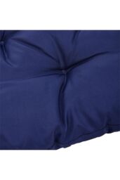 Living and Home 120cm W x 50cm D Waterproof Bench Seat Cushion in Navy - Size: 120 cm W x 50 cm D - thumbnail 5