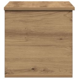 Berkfield Home Storage Box with Lid Artisan Oak 60x35x35 cm Engineered Wood in Brown - Size: 60 x 35 x 35 cm - thumbnail 8