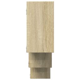 Berkfield Home Wall Shelf Sonoma Oak 159x18x66 cm Engineered Wood in Brown - Size: 159 x 18 x 66 cm - thumbnail 5