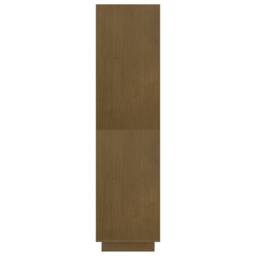 Berkfield Home Book Cabinet/Room Divider Honey Brown 80x35x135 cm Solid Pinewood - Size: 80 x 35 x 135 cm - thumbnail 6