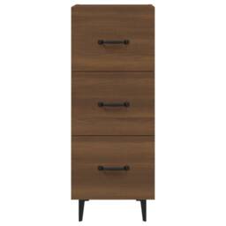 Berkfield Home Sideboard Brown oak 34.5x34x90 cm Engineered Wood - thumbnail 5