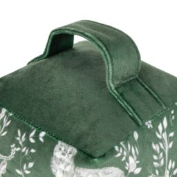 Furn Buckthorn Animal Velvet Door Stop in Green - thumbnail 2