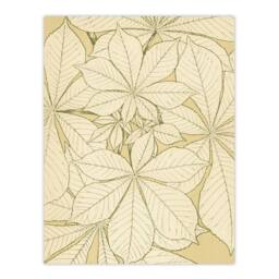 "Artery8 Leaves From Nature No 1 Botanical Jones Vintage Wall Art Print Poster in Beige - Size: W18"" x H24""" - thumbnail 1