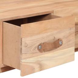 Berkfield Home Decorative Coffee Table 90x50x35 cm Solid Reclaimed Wood in Brown - Size: 90 x 50 x 35 cm - thumbnail 6