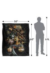 Jim Henson Labyrinth Gaggle of Goblins Silky Touch Super Soft Throw Blanket 152 X 127 cm in White - thumbnail 5