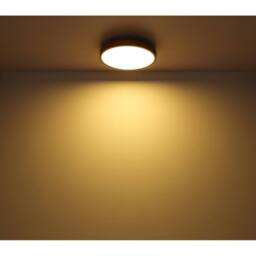 Netlighting Doro 30cm Flush Ceiling Light Graphite LED 3000K in Grey - thumbnail 5