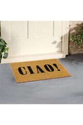 Artsy Mats Ciao Doormat - Regular 60x40cm in Black - Size: 40 cm x 60 cm - thumbnail 3