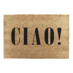 Artsy Mats Ciao Doormat - Regular 60x40cm in Black - Size: 40 cm x 60 cm - thumbnail 4