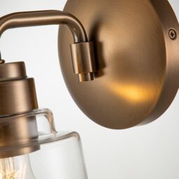 Netlighting Kichler Aivian Dome Wall Lamp Weathered Brass in Yellow - thumbnail 5