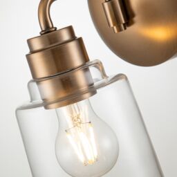 Netlighting Kichler Aivian Dome Wall Lamp Weathered Brass in Yellow - thumbnail 4