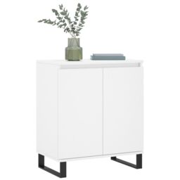 Berkfield Home Sideboard White 60x35x70 cm Engineered Wood - Size: 60 x 35 x 70 cm - thumbnail 3