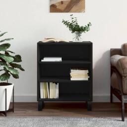Berkfield Home Sideboard Black 57x35x70 cm Engineered Wood - Size: 57 x 35 x 70 cm - thumbnail 2