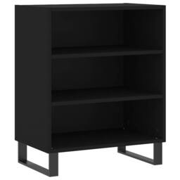 Berkfield Home Sideboard Black 57x35x70 cm Engineered Wood - Size: 57 x 35 x 70 cm - thumbnail 1