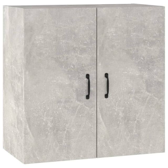 Berkfield Home Wall Cabinet Concrete Grey 60x31x60 cm Engineered Wood - Size: 60 x 31 x 60 cm - image 1