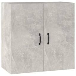 Berkfield Home Wall Cabinet Concrete Grey 60x31x60 cm Engineered Wood - Size: 60 x 31 x 60 cm - thumbnail 1