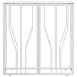 Berkfield Home Modern Console Table Silver 70x30x70 cm Stainless Steel & Glass - Size: 70 x 30 x 70 cm - thumbnail 1