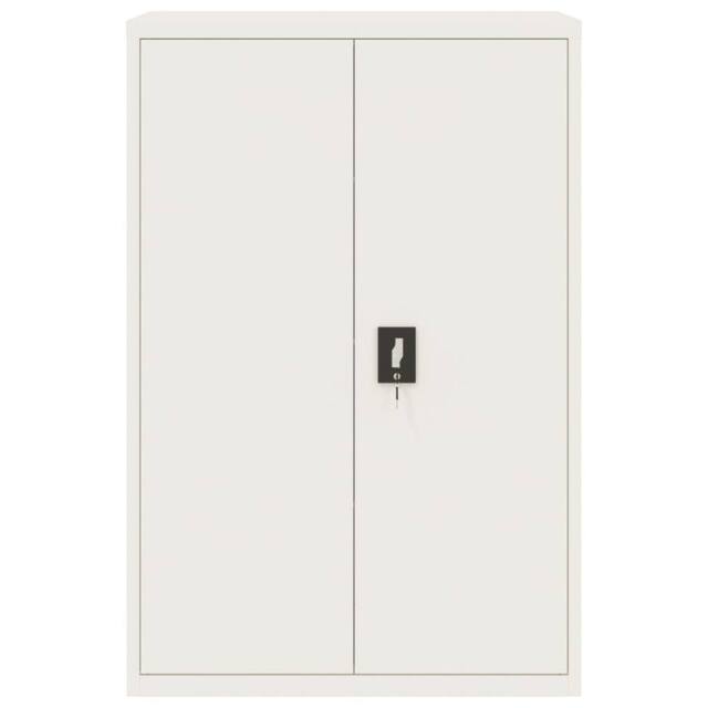 Berkfield Home Durable File Cabinet White 90x40x140 cm Steel - Size: 90 x 40 x 140 cm - image 1