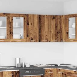 Berkfield Home Kitchen Wall Cabinet¬†Old Wood¬†60x31x60 cm Engineered Wood in Brown - Size: 60 x 31 x 60 cm - thumbnail 2