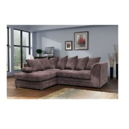 Snugg Furniture UK Limited (Left Hand) Milo Jumbo Cord Corner Sofa in Brown - thumbnail 1