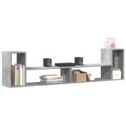 Berkfield Home TV Cabinets 2 pcs Concrete Grey 100x30x50 cm Engineered Wood - Size: 100 x 30 x 50 cm - thumbnail 5
