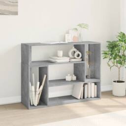 Berkfield Home TV Cabinets 2 pcs Concrete Grey 100x30x50 cm Engineered Wood - Size: 100 x 30 x 50 cm - thumbnail 4