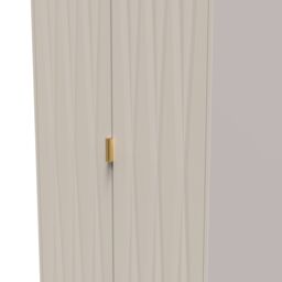 Ready Assembled 2 U Dallas 2 Door Wardrobe (Ready Assembled) in Taupe - thumbnail 5