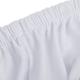 Berkfield Home 4-Seater Stretch Couch Slipcover White Polyester Jersey - thumbnail 6