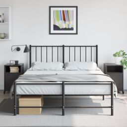 Berkfield Home Bedside Cabinets 2 pcs Black 36x39x59 cm Steel - Size: 36 x 39 x 59 cm - thumbnail 3