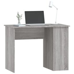 Berkfield Home Desk Grey Sonoma 100x55x75 cm Engineered Wood - Size: 100 x 55 x 75 cm - thumbnail 3