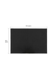 JVL Olympus Rubber Scraper Doormat 60 x 90 cm in Black - Size: 60 cm x 90 cm - thumbnail 5
