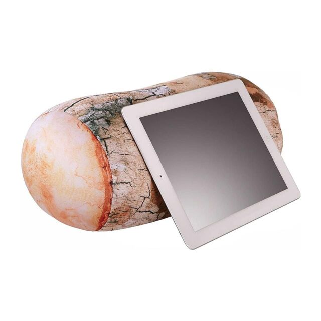 mysmartbuy Log Design Cushion - Head, Neck & Back Supporting Comfortable Novelty Travel Pillow or Tablet Rest - Measures 38 x 17cm - Size: 38 x 17 cm - image 1