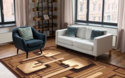 RugsX Morad Rug in Brown - Size: 80 cm x 150 cm - thumbnail 4