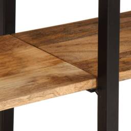 Berkfield Home Console Table 140x35x70 cm Solid Wood Mango in Brown - Size: 140 x 35 x 70 cm - thumbnail 6