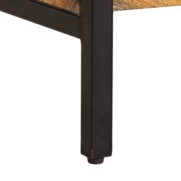 Berkfield Home Console Table 140x35x70 cm Solid Wood Mango in Brown - Size: 140 x 35 x 70 cm - thumbnail 7