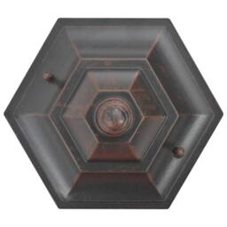 Berkfield Home Garden Post Lights 6 pcs E27 110 cm Aluminium Bronze in Brown - thumbnail 4
