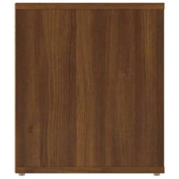 Berkfield Home TV Cabinet Brown Oak 100x35x40 cm Engineered Wood - Size: 100 x 35 x 40 cm - thumbnail 8