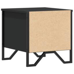 Berkfield Home Bedside Cabinets 2 pcs Black 40x41x40 cm Engineered Wood - Size: 40 x 41 x 40 cm - thumbnail 8