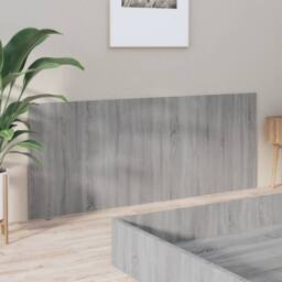 Berkfield Home Stylish Bed Headboard Grey Sonoma 200x1.5x80 cm Engineered Wood - thumbnail 4