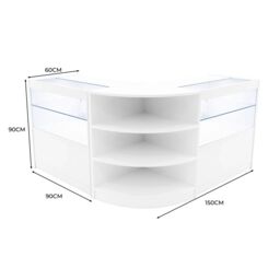 Monstershop Andromeda LED Shop Counter Set LM60 & 2 x C900 - White - thumbnail 3