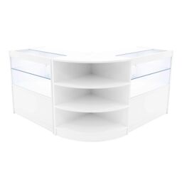 Monstershop Andromeda LED Shop Counter Set LM60 & 2 x C900 - White - thumbnail 1