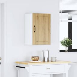 Berkfield Home Kitchen Wall Cabinet Lucca Artisan Oak Engineered Wood in Brown - thumbnail 3